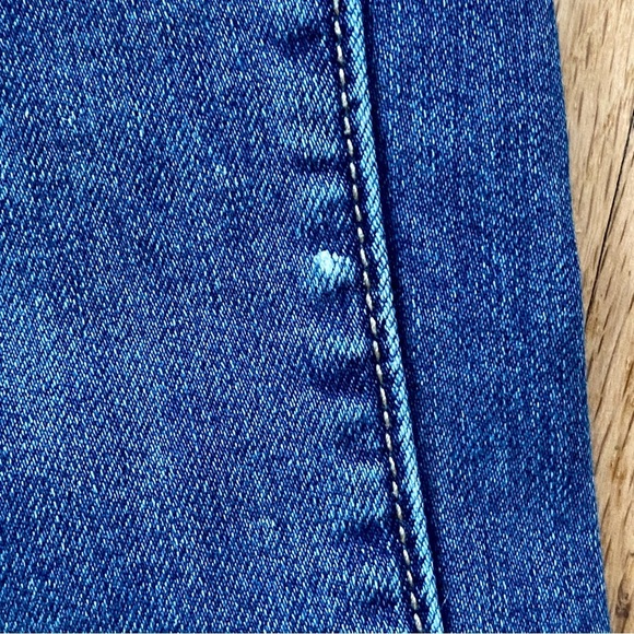 Gap Straight Cuff Crop Coupe 3/4 Droite Mid Rise Jeans Size 6R - Picture 8 of 12